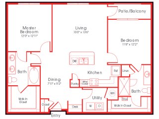 Floor Plan B3A - Gehrig