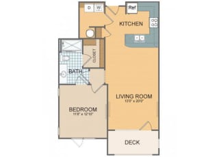 Parkside A1 Floor Plan at The Residences at Park Place, Leawood, KS