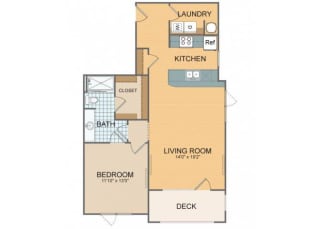 Parkside A2 Floor Plan at The Residences at Park Place, Leawood, 66211
