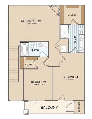 Parkside Townhome G Floor Plan Parkside Townhome G Floor Plan at The Residences at Park Place, Leawood