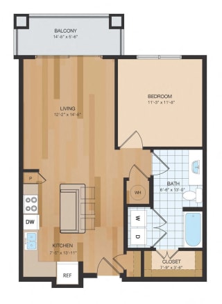 NEW PHASE A1 Floor Plan at The Residences at Park Place, Leawood