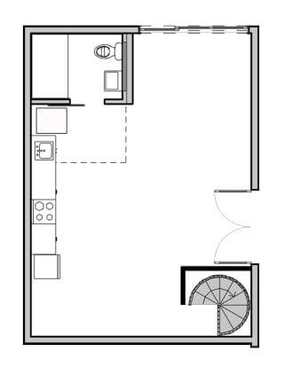 Floor Plan Unit 213 Upper Level