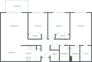 Our 3 Bedroom 2 Bathroom Floor Plan Our 3 Bedroom 2 Bathroom Floor Plan