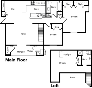3 BED/ 1.75 BATH LOFT &amp; BALCONY apartments at Timber Ridge Apartments in Wyoming, MI