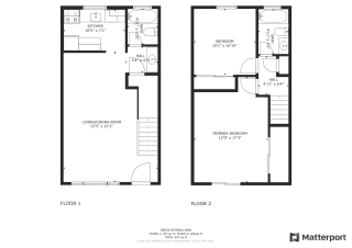 Floor Plan 2 Bed / 2 Bath