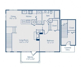 Maple, 1 br, 1 ba, 980 sq. ft.
