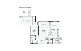 Floor Plan Braeburn with Loft