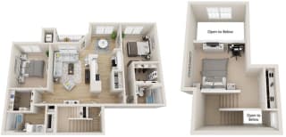 Floor Plan Opal with Loft