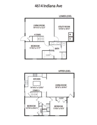 Floor Plan Duplex 4614 - 4616
