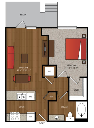 Ella Apartments A17 Floor Plan