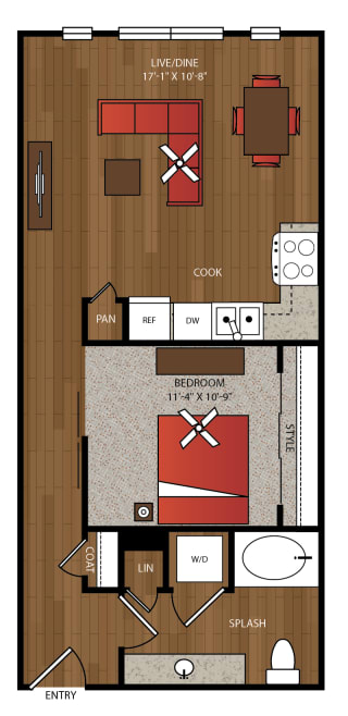 Ella Apartments A4.1 Floor Plan