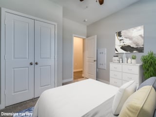 Luxury Second Bedroom at Emerald Creek Apartments, Greenville