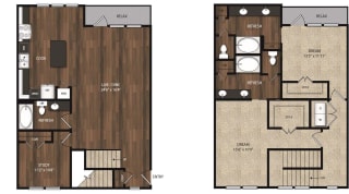 Main Street Flats Apartments Phase II 3x3 Floor Plan Main Street Flats Apartments Phase II 3x3 Floor Plan