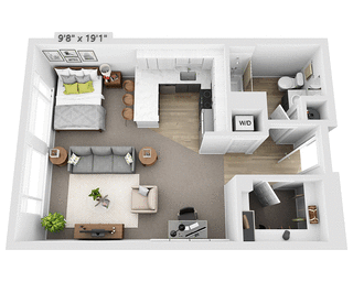 Borgata Apartment Homes Avanti Floor Plan