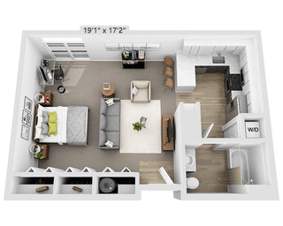 Borgata Apartment Homes Belmonti Floor Plan