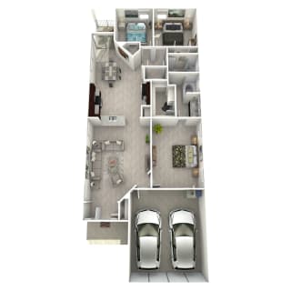 Walden Square Rental Homes C2 Floor Plan