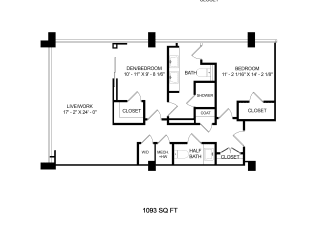 Mission Lofts Apartments Target 2D Floor Plan