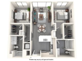 Vive Luxe Apartments B4 Floor Plan