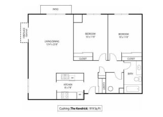 The Kendrick Apartments For Rent in St. Paul, MN 2 Bedroom 1 Bath