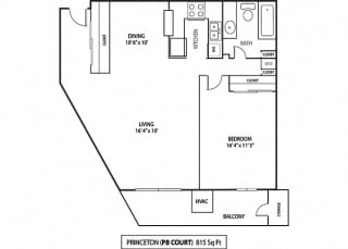Floor Plan Princeton &amp; Purdue