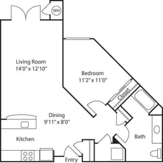 B6- 55&#x2B; Adult Living Floorplan at Reunion at Redmond Ridge, Redmond, Washington