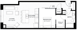 1L Floor plan 1L Floor plan at Custom House, St. Paul, 55101
