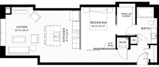 1N Floor plan 1N Floor plan at Custom House, Minnesota