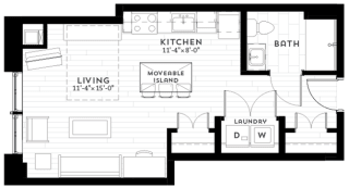 S3 Floor plan S3 Floor plan at Custom House, St. Paul, MN 55101