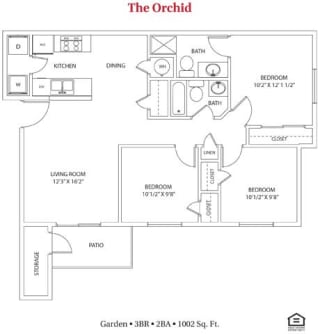 Floor Plan The Orchid
