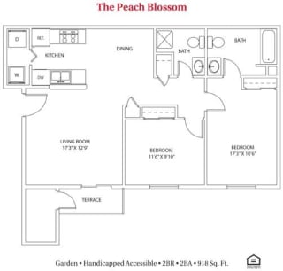 Floor Plan The Peach Blossom