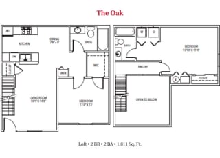 Floor Plan The Oak