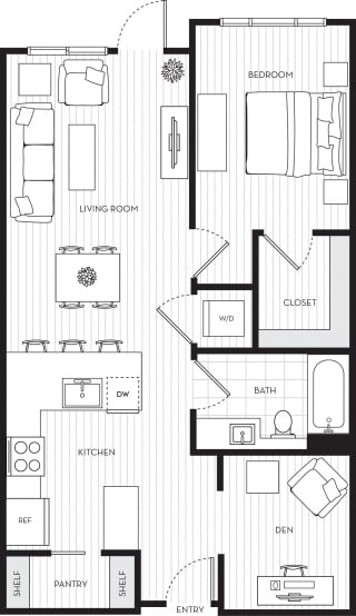 Voda Apartments Floor Plan 1D12