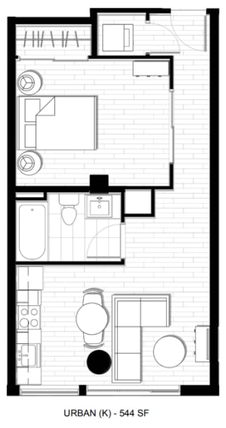 O2 Apartments Urban Floor Plan