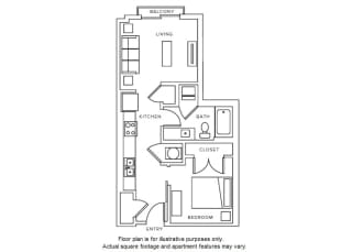 S3 floor plan S3 floor plan at Windsor Parkview, 5070 Peachtree Boulevard, 30341