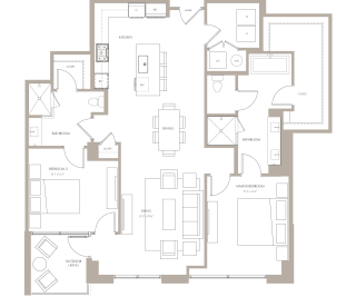 Floor Plan Cypress III