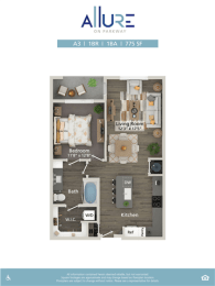A3 Floor Plan at Allure on the Parkway, Lake Mary, Florida