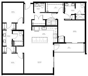 Floor Plan D3 - Penthouse