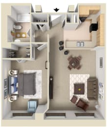 The Sanford Floor Plan | Bigelow Commons