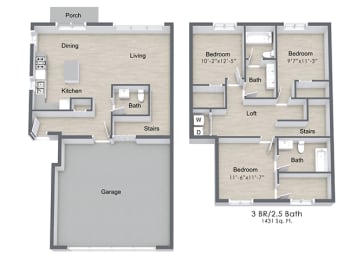 Medina Townhomes_Floor Plan