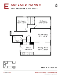 Ashland Manor - Floor plan E