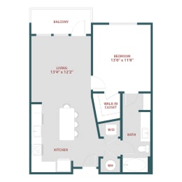 A1 One bedroom, One bathroom