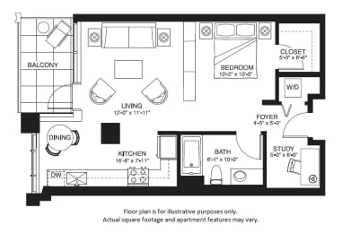 Floor Plan  S14 South NEW(1) at The Bravern, Washington, 98004