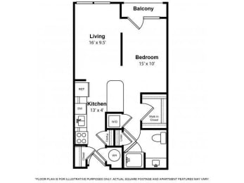 Floor Plan  Floorplan at The Ridgewood by Windsor, 4211 Ridge Top Road, Fairfax, 22030