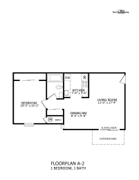 1 bedroom 1 bathroom Floor Plan at Nova Ridge, Charlotte