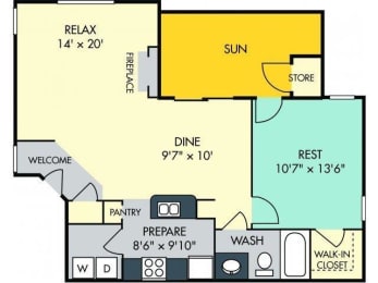 Floor Plan Cathedral Ceiling Gas Firepace