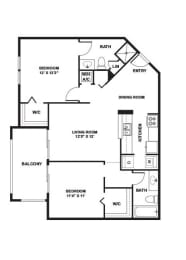 Begonia Floor Plan at Glen at Cypress Creek, North Lauderdale, 33068
