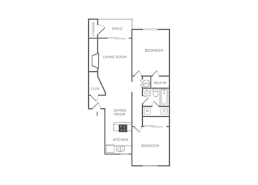 Juniper Floor Plan at Union Heights Apartments, Colorado