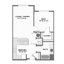 Floor Plan  Westerly at Forge Park_A1A