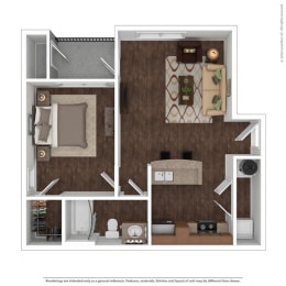 Residence at Gateway Village | Floorplan A