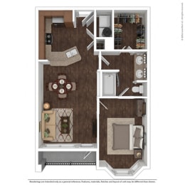 Residence at Gateway Village | Floorplan B